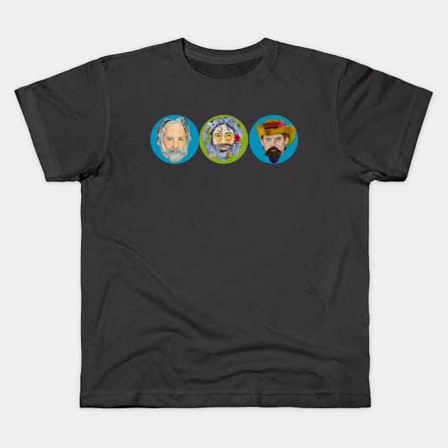 Jerry and the gang Kids T-Shirt by karenpaytonart